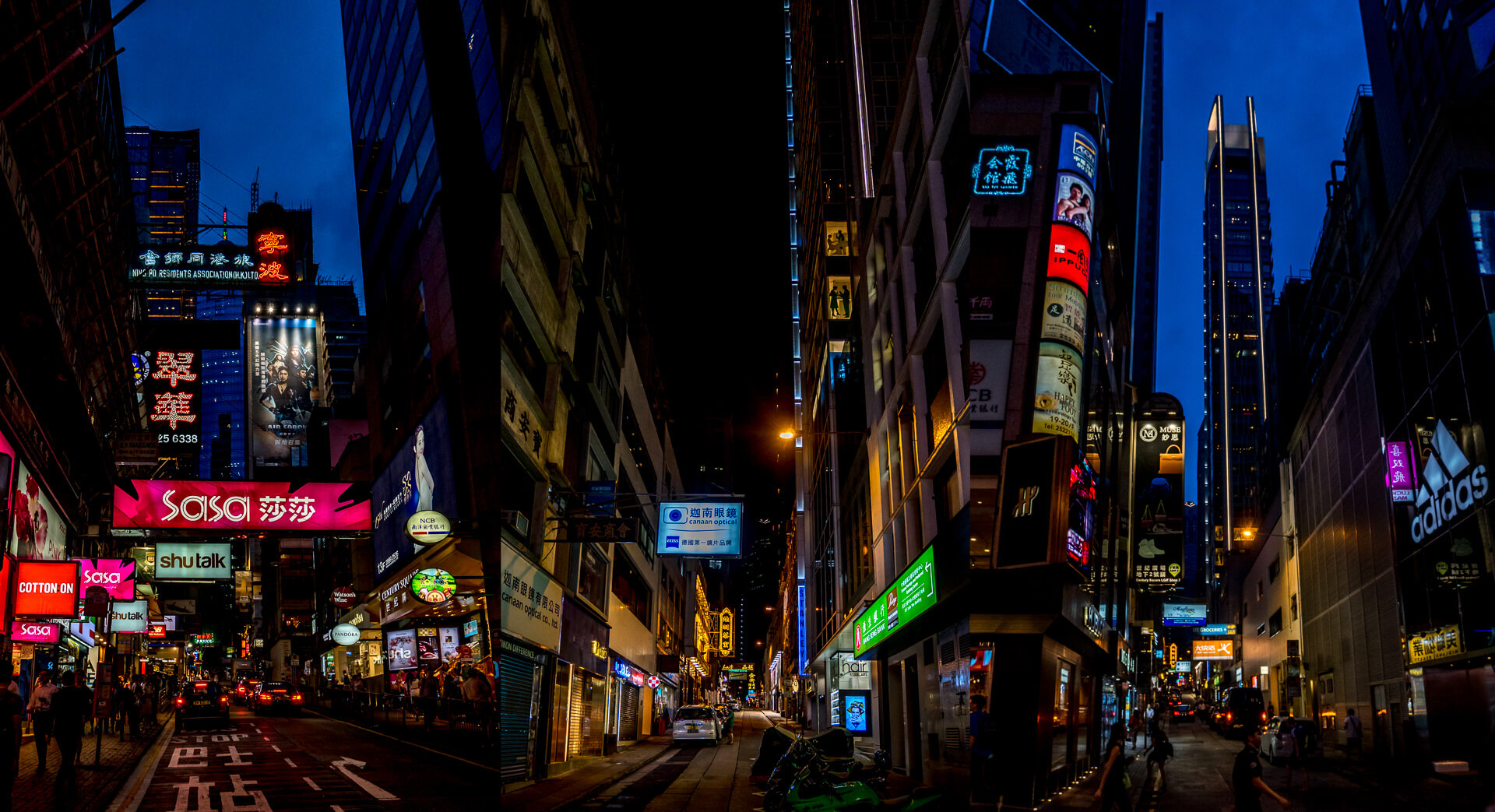 City Nights Triptych