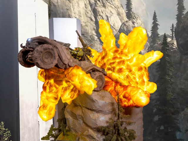 Halo Warthog Explosion